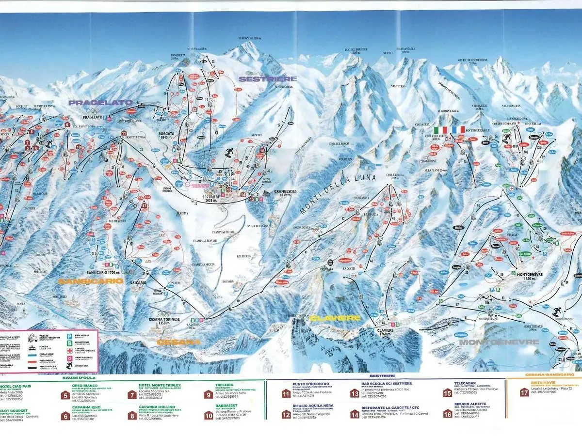 Apartment Chalet Luxe Refait A Neuf, 50M Des Pistes, Garage, Terrasse, 125M², 8 Pers, Animaux Acceptes - Fr-1-445-192 Montgenevre France